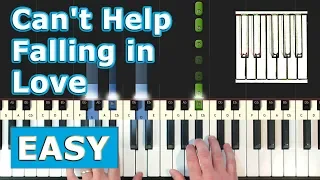 Can't Help Falling In Love - Piano Tutorial EASY - Elvis Presley  (Synthesia)