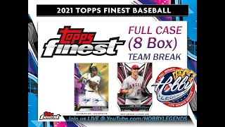 2021 Topps FINEST 1 Case (8 Box) TEAM BREAK #15  eBay 08/12/21