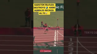 Karsten Warholm Destroys 🌎 Record 400m Hurdle! (RIPS OFF SHIRT!) THE GREATEST EVER?