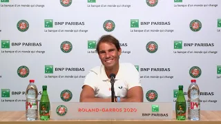 Rafael Nadal Press conference / SF RG'20