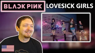 AMERICAN REACTS to BLACKPINK - 'Lovesick Girls'