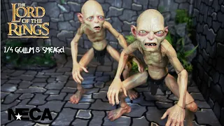 Neca 1/4 Scale Lord Of The Rings Gollum & Smeagol Figure Review