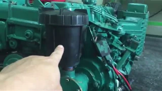 Cooling system on a Volvo Penta Tamd 41