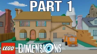 LEGO Simpsons Walkthrough Part 1 - LEGO Dimensions The Simpsons Level Pack