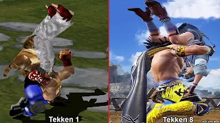 Tekken - King Tombstone Piledriver Move Evolution ( 4K 60FPS ) 1994 - 2024
