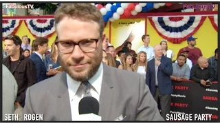 Seth Rogen at Sausage Party premiere on Fabulous TV 1