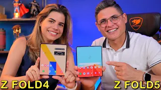 TROCANDO o Samsung GALAXY Z Fold4 pelo Z Fold5! Unboxing com Mirelly