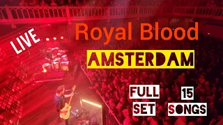 ROYAL BLOOD - live in AMSTERDAM - Full Set - 15 songs - 6/6/23 #royalblood #livemusic #fyp #martintc