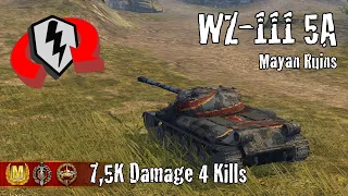 WZ-111 model 5A  |  7,5K Damage 4 Kills  |  WoT Blitz Replays