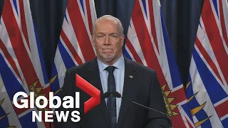 Coronavirus: Premier Horgan encouraging British Columbians to stay home for upcoming holidays| FULL