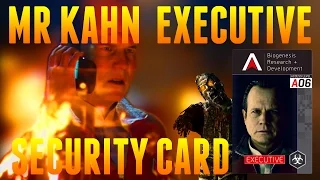 Advanced Warfare Exo Zombies "Mr. Kahn" Executive CEO Security Card - Key Card Badge Location Guide