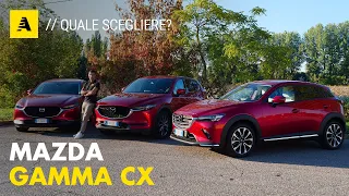 Mazda CX-3, CX-30 e CX-5 | Quale scegliere? [video]