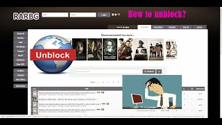 How to unblock rarbg by using online unblocker