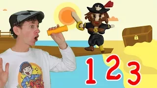 Pirate Ship 1, 2, 3 Numbers Song | Counting Adventure | Learn English Kids