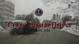 Dash Cam Accidents on roads # 104 - Autofailures Crazy Russian Drivers