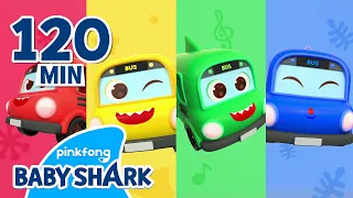 Baby Shark Wheels on the Bus and More! | +Compilation | Baby Shark Songs | Baby Shark Official