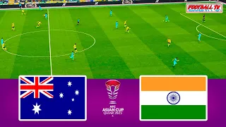 AUSTRALIA vs INDIA | AFC Asian Cup | Full Match All Goals | PES Gameplay PC