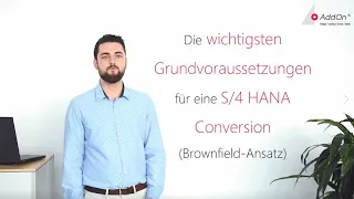 Allgemeine Voraussetzungen für S4HANA - Technik & Applikation / Road to S/4HANA Staffel 1 Folge 1