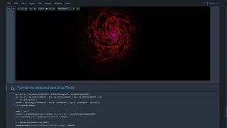 Firefly Running in a Jupyter Notebook