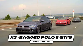 3 BAGGED POLO 8 GTI’S ROLLERS |4K