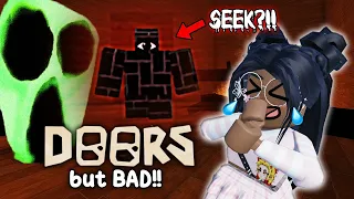 Roblox DOORS... but Bad is SOO FUNNY!!