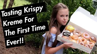 Tasting Krispy Kreme Doughnuts (for the first time)