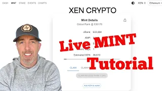 Xen Crypto - Live Minting tutorial with multiple wallet addresses