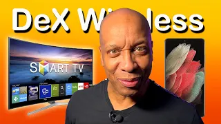 Samsung DeX WIRELESS Setup Galaxy S20 FE on SMART TV | CONNECT!