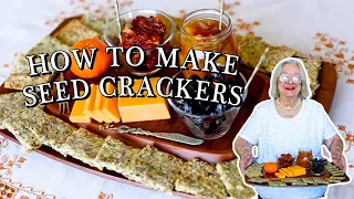 Seed Crackers | Kitchen on the Cliff with Giovanna Bellia LaMarca