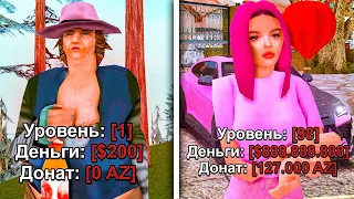 ПРОКАЧАЛ АККАУНТ ЮТУБЕРШЕ на ARIZONA RP! СТАЛА САМОЙ БОГАТОЙ НА СЕРВЕРЕ?! (аризона рп)