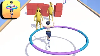 HULA HOOP 3D! 🏃‍♀️💍 BIG NEW UPDATE All Levels Gameplay Walkthrough iOS, Android (Max Level 11-12)