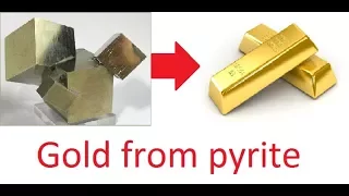 Золото из пирита без обжига/Gold from pyrite without roasting