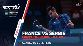 Can AKKUZU vs Zsolt PETO | France-Serbie | Malmö 2023