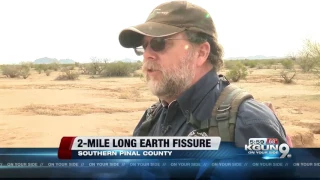 A two mile tear in the Earth near Eloy