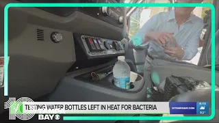 Grabbing that water bottle left in your hot car? It could be a breeding ground for bacteria