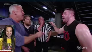 WWE Smackdown 8/1/17 KO Temper Tantrum Backstage