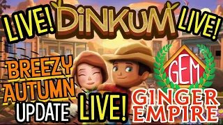 🔴Dinkum LIVE! Rare Doggo Park Build; Hopefully Catching Doggo!!🔴