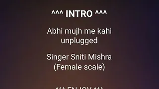 Abhi Mujhme Kahin || Female || Sniti Mishra || Karaoke with Lyrics