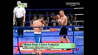 Wayne Rigby vs Sedat Puskullu WBF WORLD SUPER LIGHTWEIGHT TITLE┃SHANNONS GYM