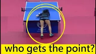 [Umpire Study]England #2, #3 seed, who won? You watch (Touch table/ table moved/No paddle hand)
