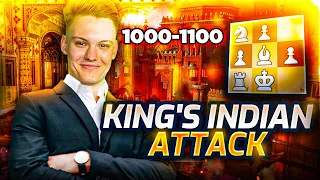 Crushing the Symmetrical Structure | Kings Indian Attack Rating Climb