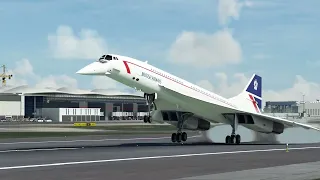 MSFS - Concorde | Take Off & Landing.