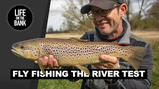 FLY FISHING ON THE RIVER TEST