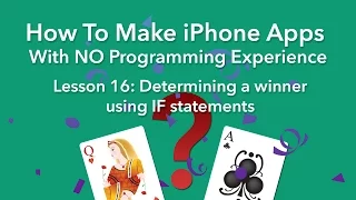 How To Make an App - Ep 16 - Using IF statements in Swift 3