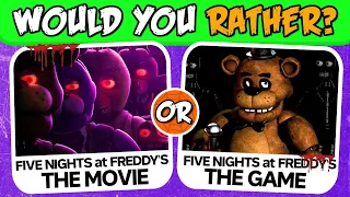 Would You Rather... 🐻 FIVE NIGHTS at FREDDY'S Edition! FNAF! 🤖