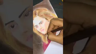 Emma Watson Portrait with soft pastel/Creative Jay/ Portrait/ Emma Watson/ Harry potter/ Hermione