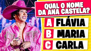 🤠QUIZ da ANA CASTELA 🎤🎶 | 30 perguntas sobre a Ana Castela | #quiz #labquiz #anacastela