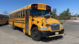 Gasoline Blue Bird Vision School Bus Compilation