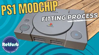 Playstation 1 PS1 Modchip Install & Strip Down. MM3 . Retfurb Retro Gaming
