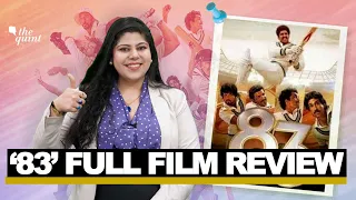 '83' Movie Review: Kabir Khan's Film With Ranveer Singh and Team Is All Hear | The Quint